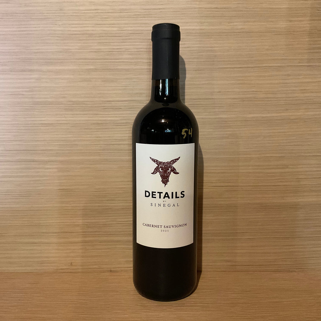 SINEGAL, 'Details' Cabernet Sauvignon - Sonoma, CA 2021